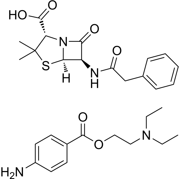Procaine benzylpenicillin (Penicillin G procaine) 54-35-3